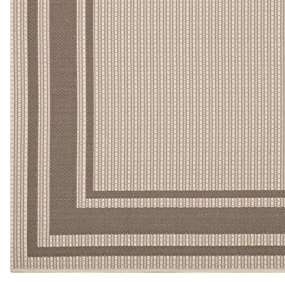 Solid border inside/outside area rug 8x10 by Modway additional picture 6