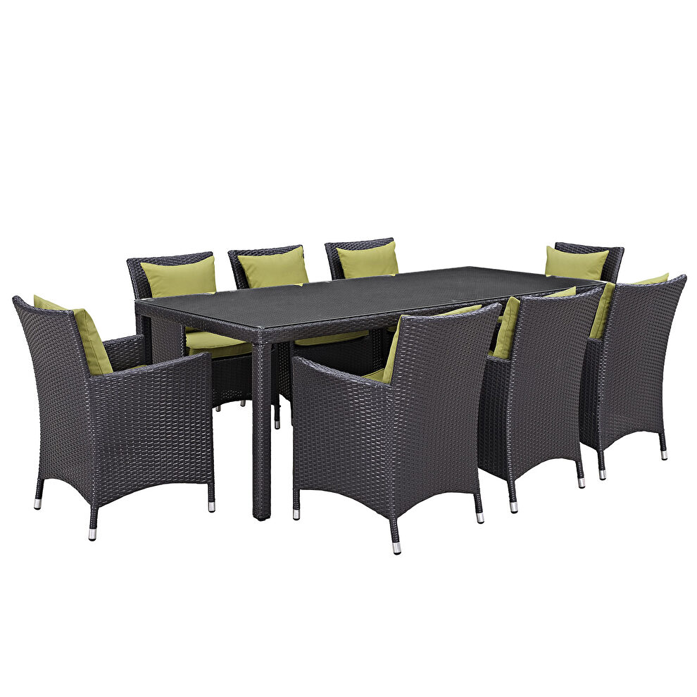 9 piece outside / patio table and chairs set by Modway additional picture 8