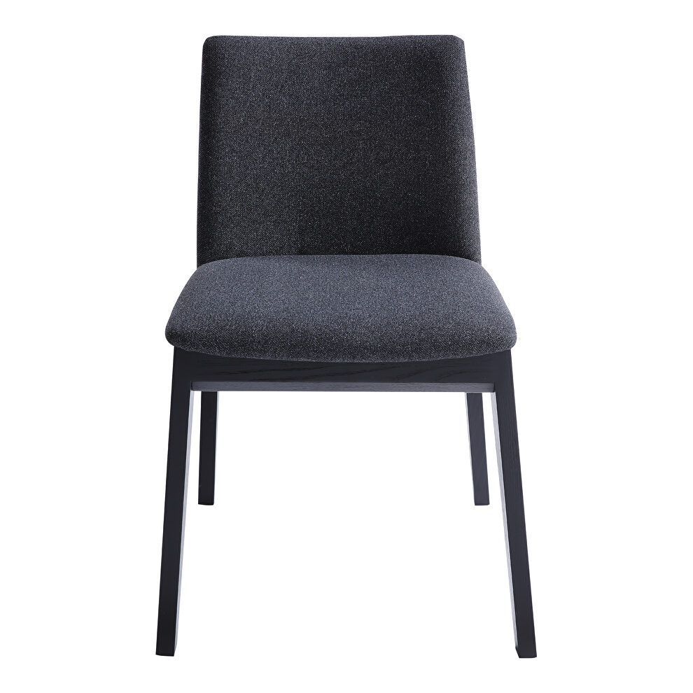 Mid-century modern ash dining chair charcoal-m2 by Moe's Home Collection additional picture 2