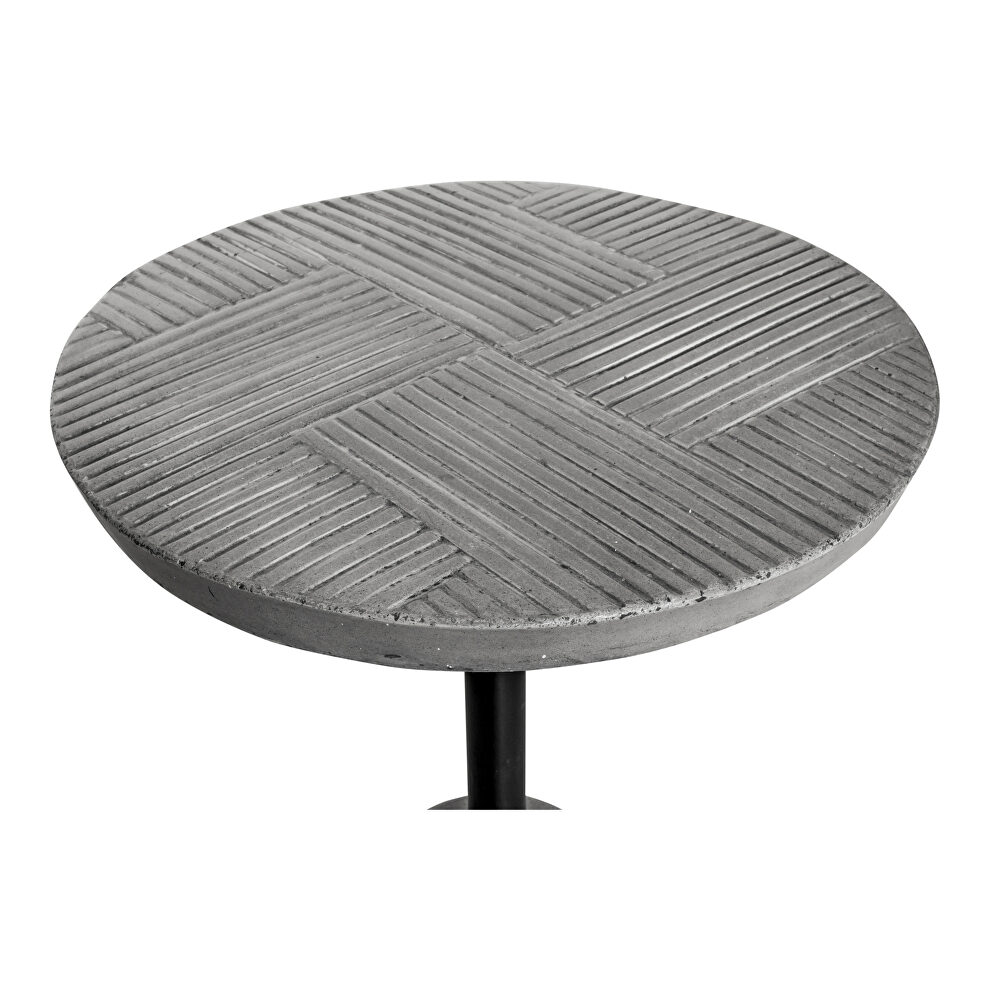 Contemporary outdoor accent table gray by Moe's Home Collection additional picture 5