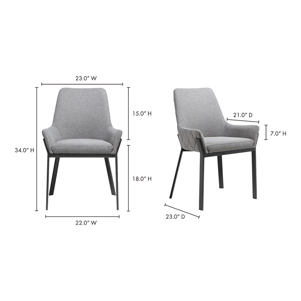 Contemporary dining chair-m2 by Moe's Home Collection additional picture 2