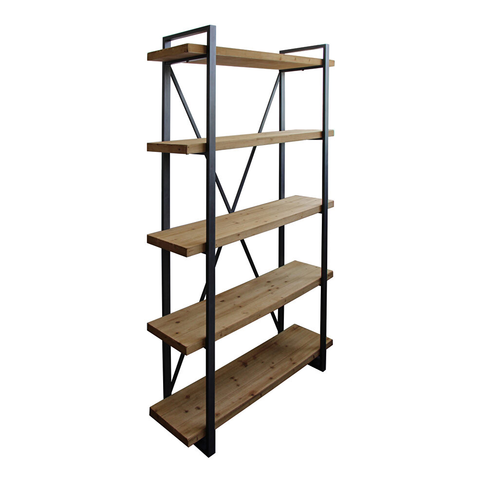 Rustic 5 level shelf natural by Moe's Home Collection additional picture 3