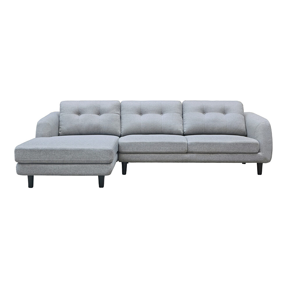 Scandinavian sectional dark gray left by Moe's Home Collection additional picture 2