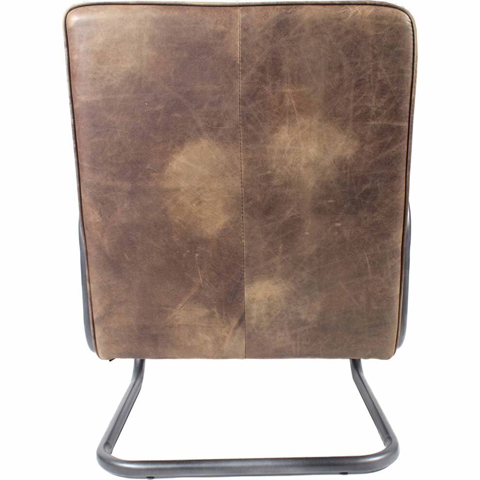 Industrial club chair light brown by Moe's Home Collection additional picture 4