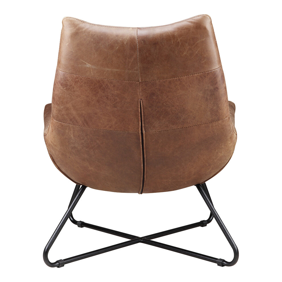 Modern lounge chair cappuccino by Moe's Home Collection additional picture 6