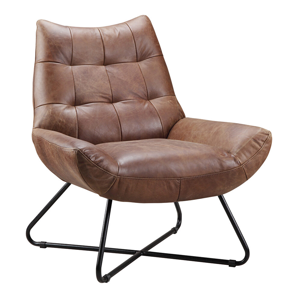 Modern lounge chair cappuccino by Moe's Home Collection additional picture 7