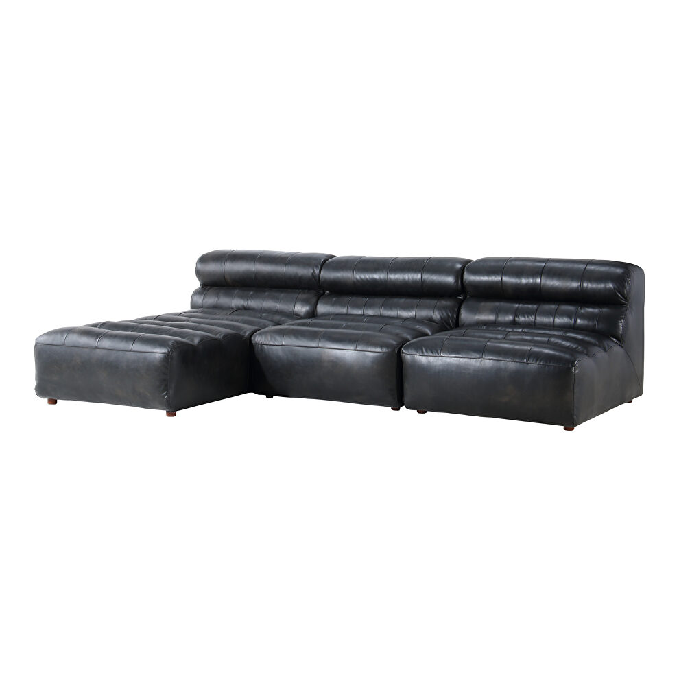 Contemporary signature modular sectional antique black by Moe's Home Collection additional picture 11