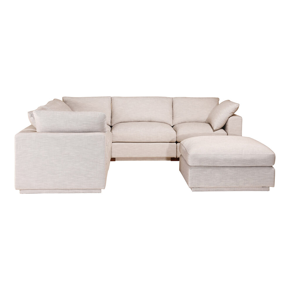 Scandinavian signature modular sectional taupe by Moe's Home Collection additional picture 4