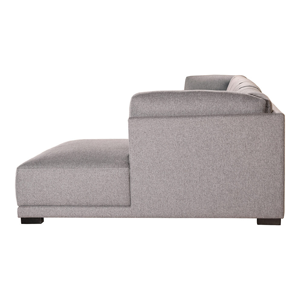 Contemporary modular sectional right gray by Moe's Home Collection additional picture 6
