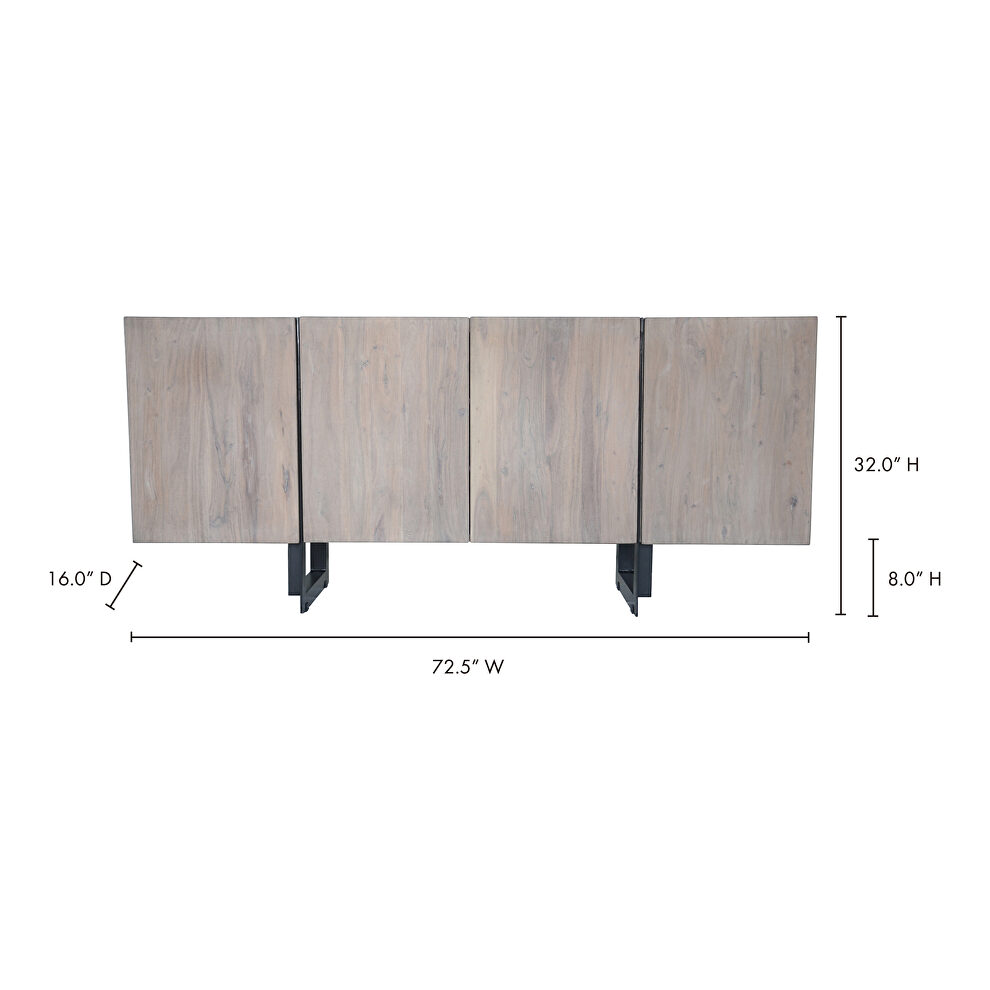 Contemporary sideboard large blush by Moe's Home Collection additional picture 2