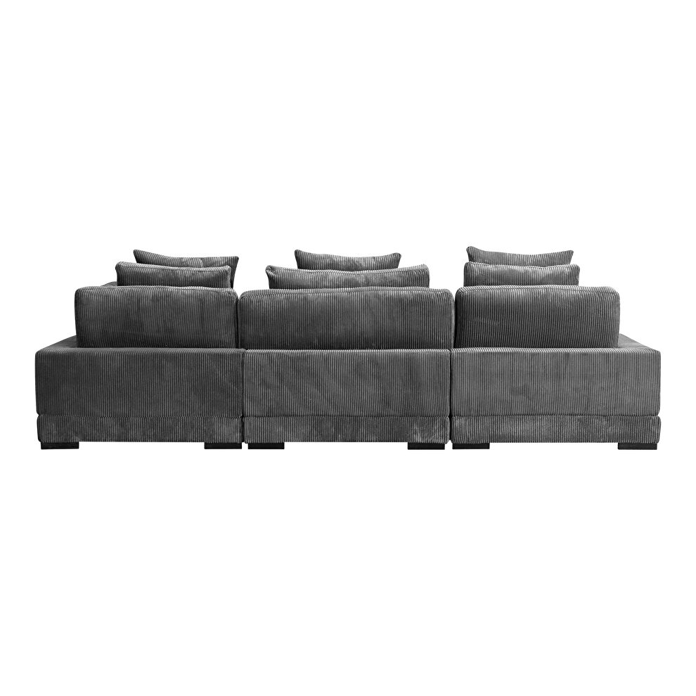 Contemporary classic l modular sectional charcoal by Moe's Home Collection additional picture 4