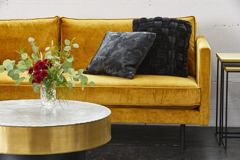 Contemporary sofa mustard by Moe's Home Collection additional picture 4