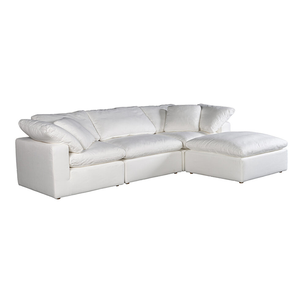 Scandinavian condo lounge modular sectional livesmart fabric cream by Moe's Home Collection additional picture 5