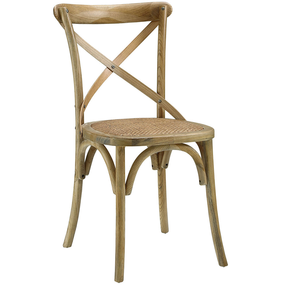 Dining side chair in natural by Modway additional picture 2