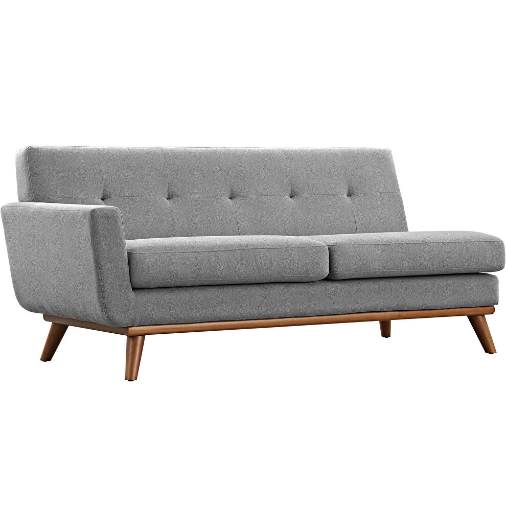 L-shaped sectional sofa in expectation gray by Modway additional picture 3