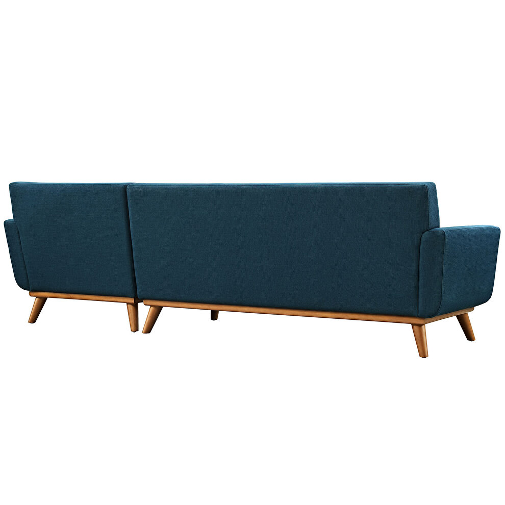 Right-facing sectional sofa in azure by Modway additional picture 2