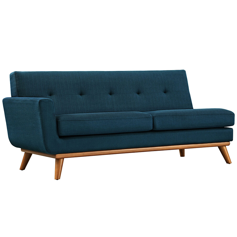 Right-facing sectional sofa in azure by Modway additional picture 4