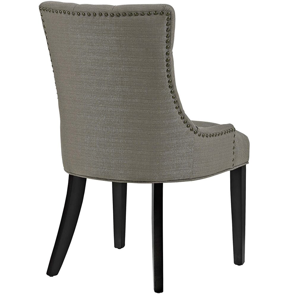 Tufted fabric dining side chair in granite by Modway additional picture 2