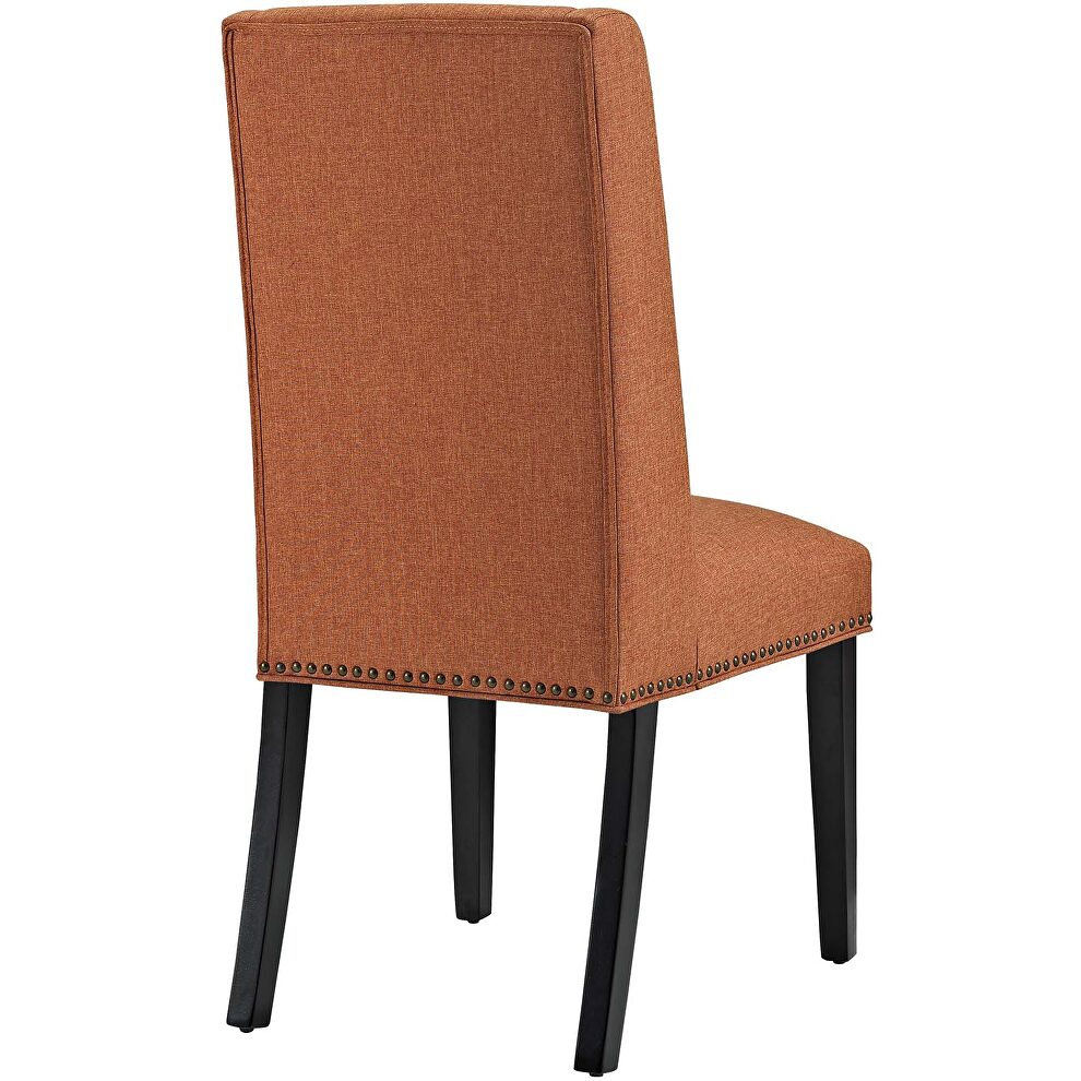 Fabric dining chair in orange by Modway additional picture 4
