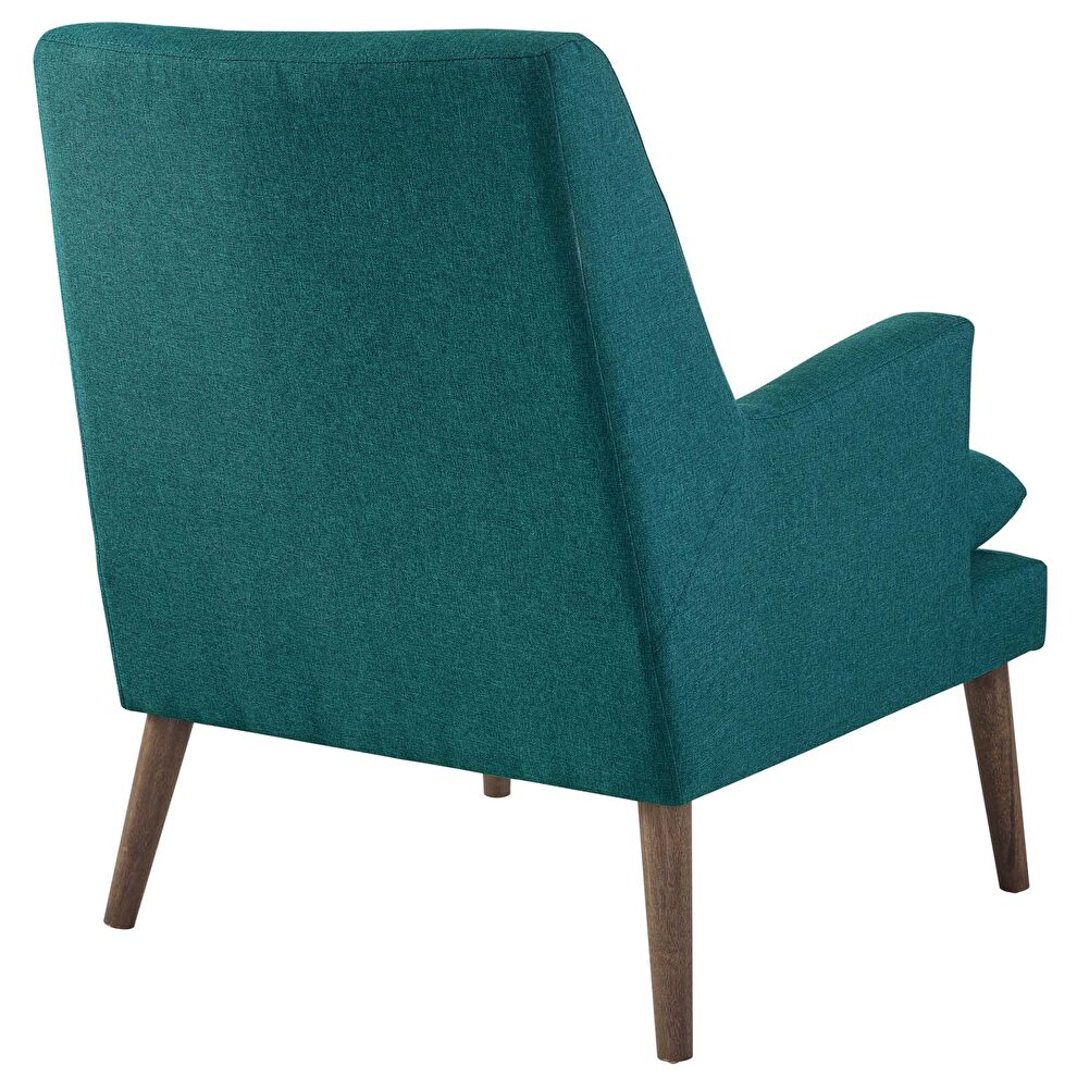 Leisure upholstered lounge chair in teal by Modway additional picture 4