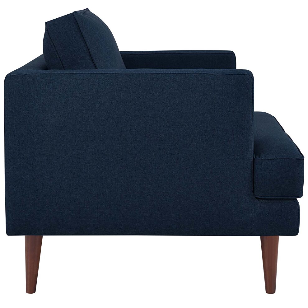 Upholstered fabric armchair in blue by Modway additional picture 3