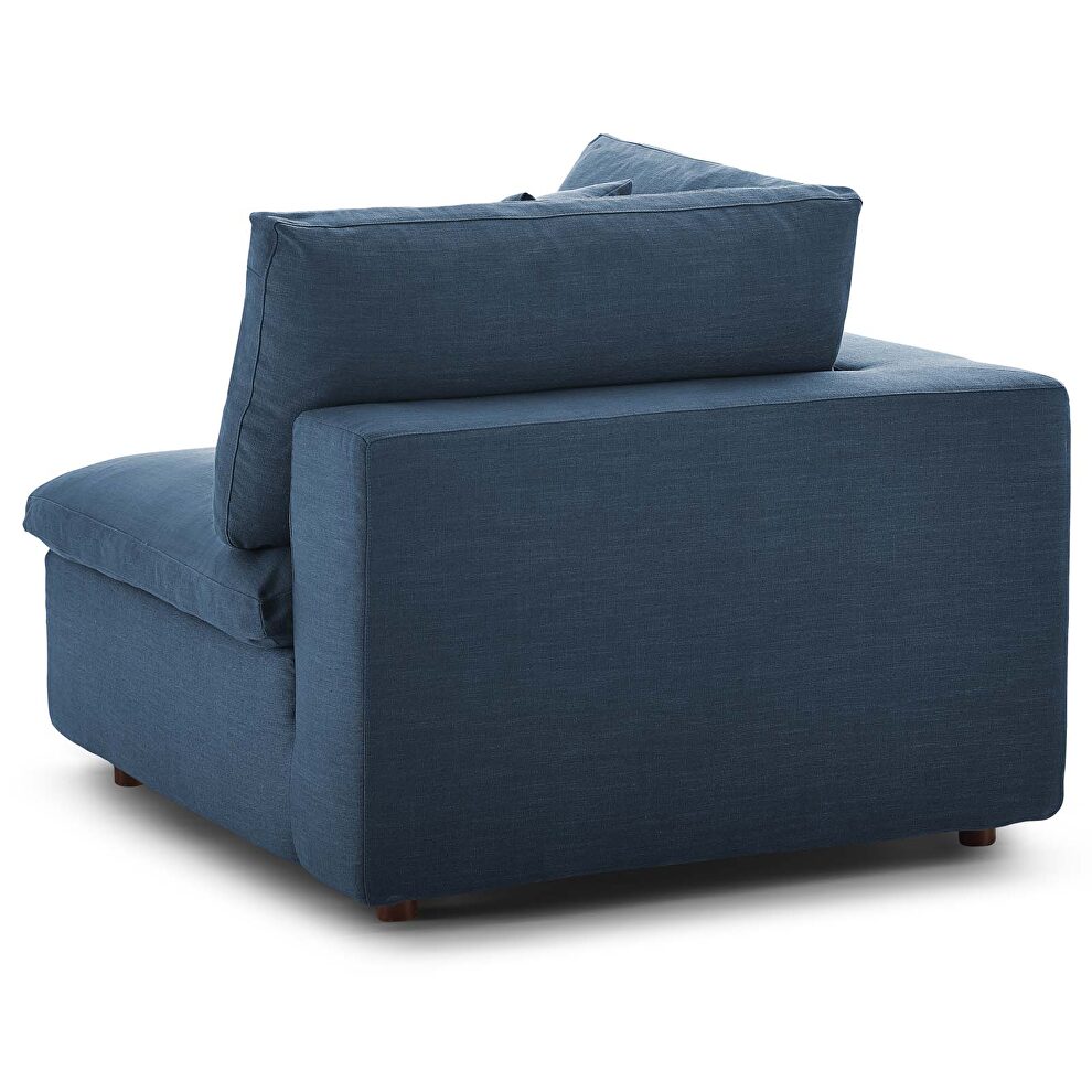 Down filled overstuffed 2 piece sectional sofa set in azure by Modway additional picture 6