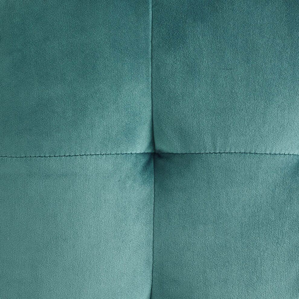 Tufted cube performance velvet ottoman in teal by Modway additional picture 4
