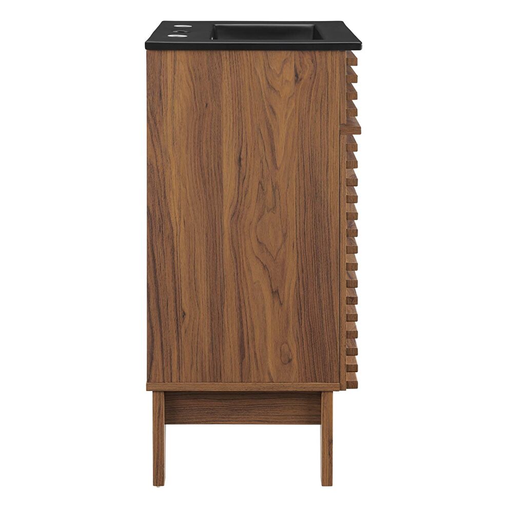 Bathroom vanity cabinet in walnut black by Modway additional picture 6
