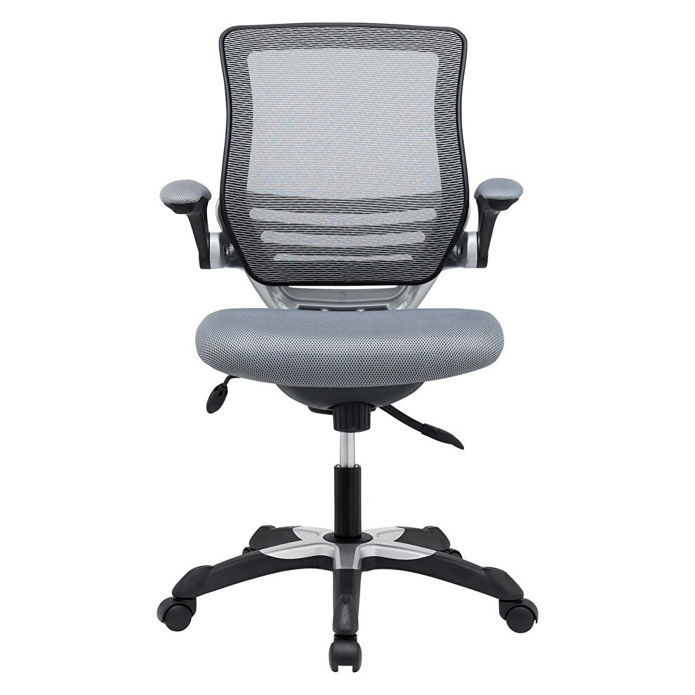 Mesh office chair in gray by Modway additional picture 3