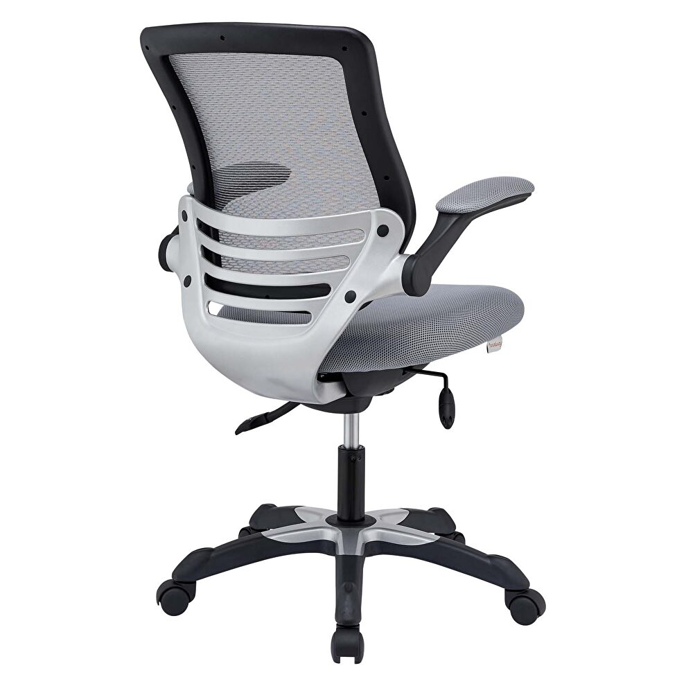 Mesh office chair in gray by Modway additional picture 6