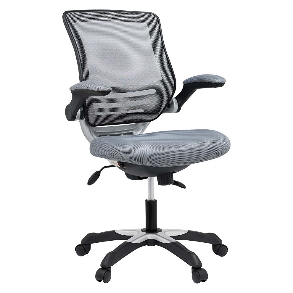 Mesh office chair in gray by Modway additional picture 10