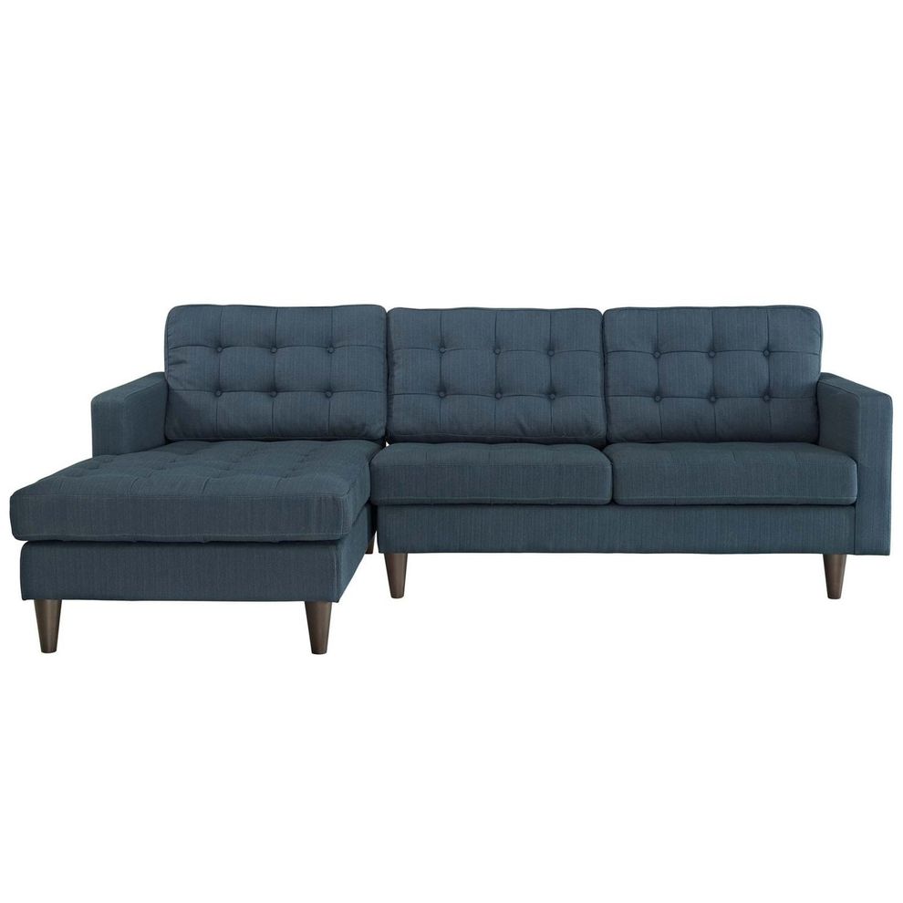 Azure upholstered fabric retro-style sectional sofa by Modway additional picture 4