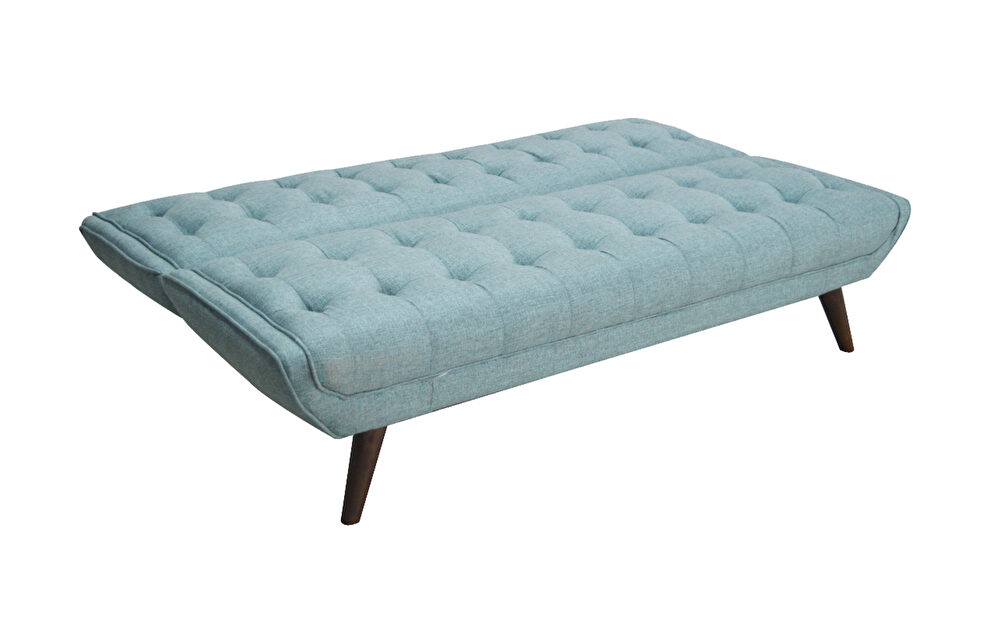 Contemporary stylish sofa bed in blue fabric by New Spec additional picture 5