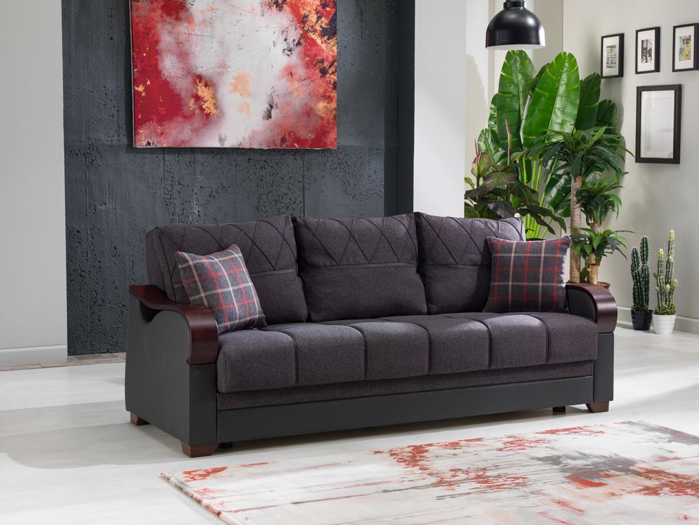 Drastic contemporary two-toned storage sofa by Istikbal additional picture 2