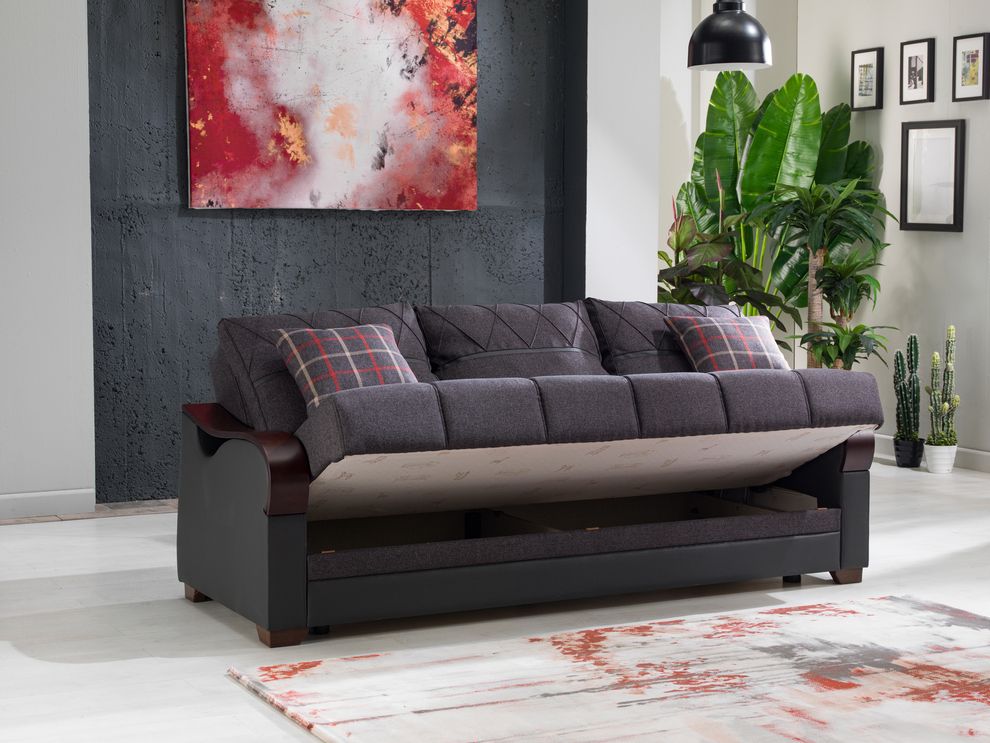 Drastic contemporary two-toned storage sofa by Istikbal additional picture 3