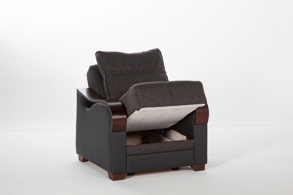 Drastic contemporary two-toned storage chair by Istikbal additional picture 6