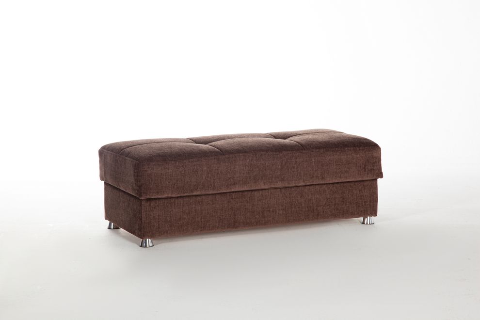 Modern brown fabric sleeper sectional w/ storage by Istikbal additional picture 8