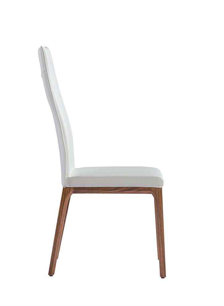 Ricky dining chair white faux leather by Whiteline  additional picture 3