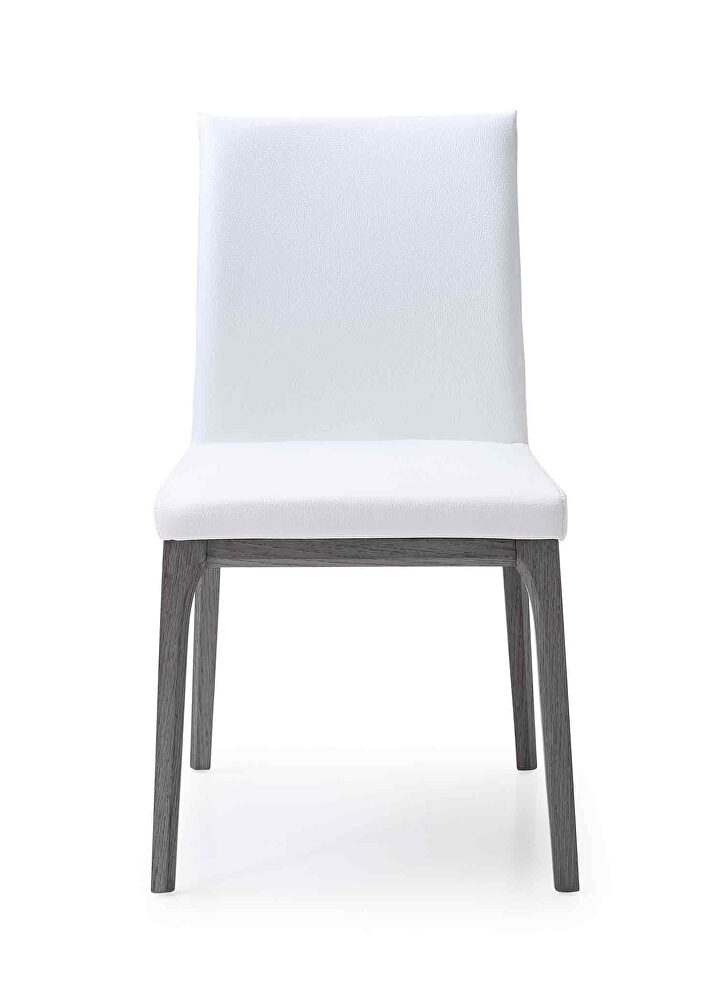 Stella dining chair, white faux leather by Whiteline  additional picture 2
