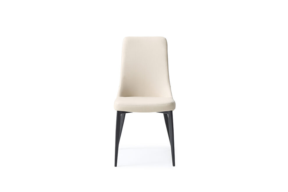 Luca dining chair taupe faux leather by Whiteline  additional picture 2