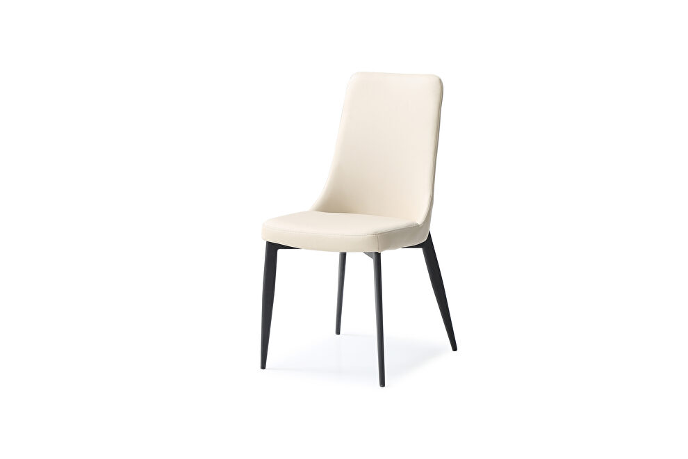 Luca dining chair taupe faux leather by Whiteline  additional picture 3