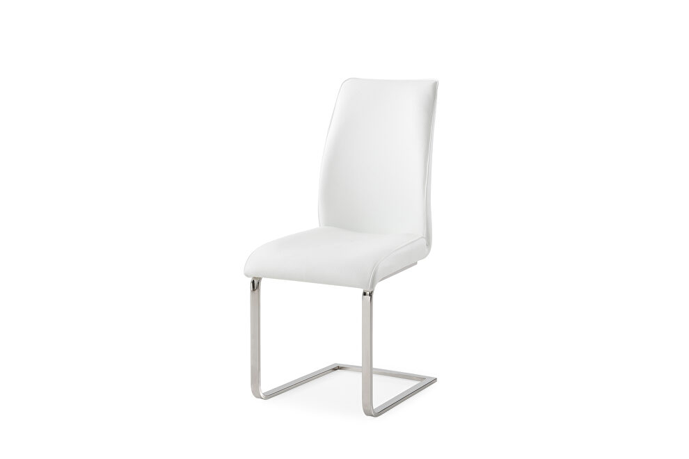 Katrina dining chair white faux leather by Whiteline  additional picture 3