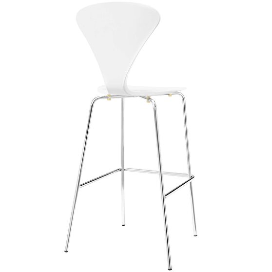 Furniture of America Shirley White Bar Stool CMBR6251WH242PK Comfyco