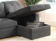 Small sectional sofa w/ casual style and tufts by Coaster additional picture 6