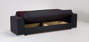 Convertible storage sofa / sofa bed in black by Istikbal additional picture 3