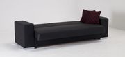 Convertible storage sofa / sofa bed in black by Istikbal additional picture 4