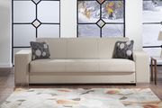 Convertible storage sofa / sofa bed in cream by Istikbal additional picture 2