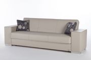 Convertible storage sofa / sofa bed in cream by Istikbal additional picture 3