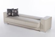 Convertible storage sofa / sofa bed in cream by Istikbal additional picture 5