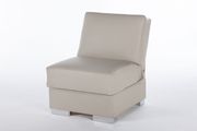 Convertible storage sofa / sofa bed in cream by Istikbal additional picture 6